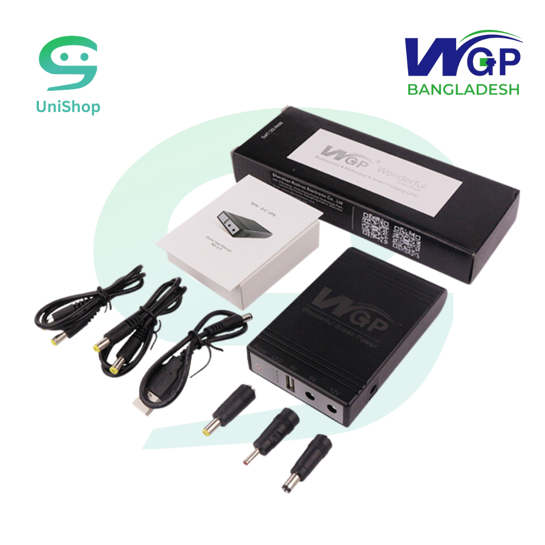 WGP Mini UPS - Router + ONU Backup Output 5V, 12V, 12V Robotics Bangladesh