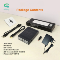 WGP Mini UPS 5V 12V 12V Volt Output for Router, Onu, CC Camera Backup With Charger