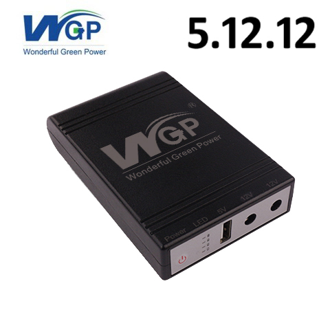 WGP Mini UPS 5V 12V 12 Volt Router UPS