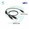 5.5mm2.1mm Male to Male Y Splitter Cable (2) 5.5mm2.1mm Male to Male Y Splitter Cable