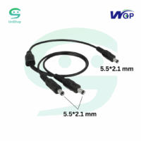 5.5mm2.1mm Male to Male Y Splitter Cable (2) 5.5mm2.1mm Male to Male Y Splitter Cable