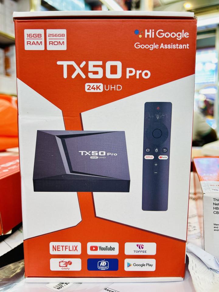 TX50 Pro – 24K UHD Android TV Box