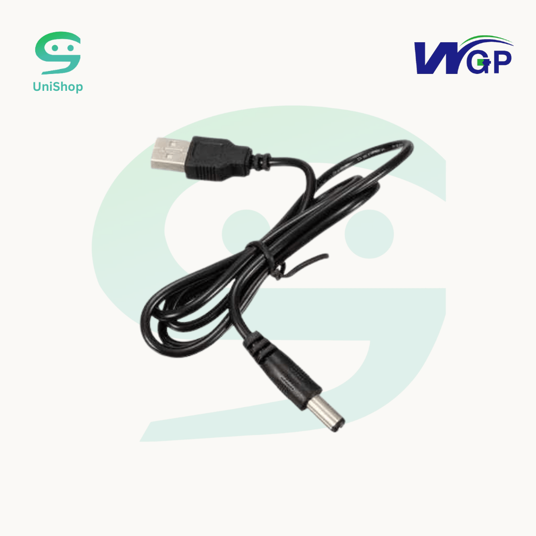 USB to DC 5.5 2.5mm Cable