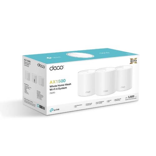 Deco X10 AX1500 Whole Home Mesh Wi-Fi 6 System