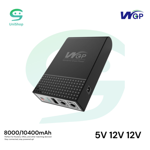 WGP Optima 103E DC UPS for Router, Onu, CC Camera 5, 12, 12 Volt Output WGP Optima 103E DC UPS for Router, Onu, CC Camera 5, 12, 12 Volt Output