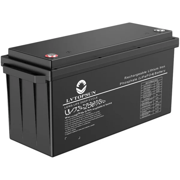 LVTOPSUN 25.6V 200AH Lithium Lifepo4 Battery
