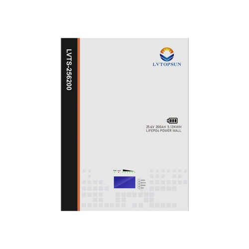 LVTOPSUN 25.6V 200Ah 5.12kWh Lithium Iron Phosphate Battery