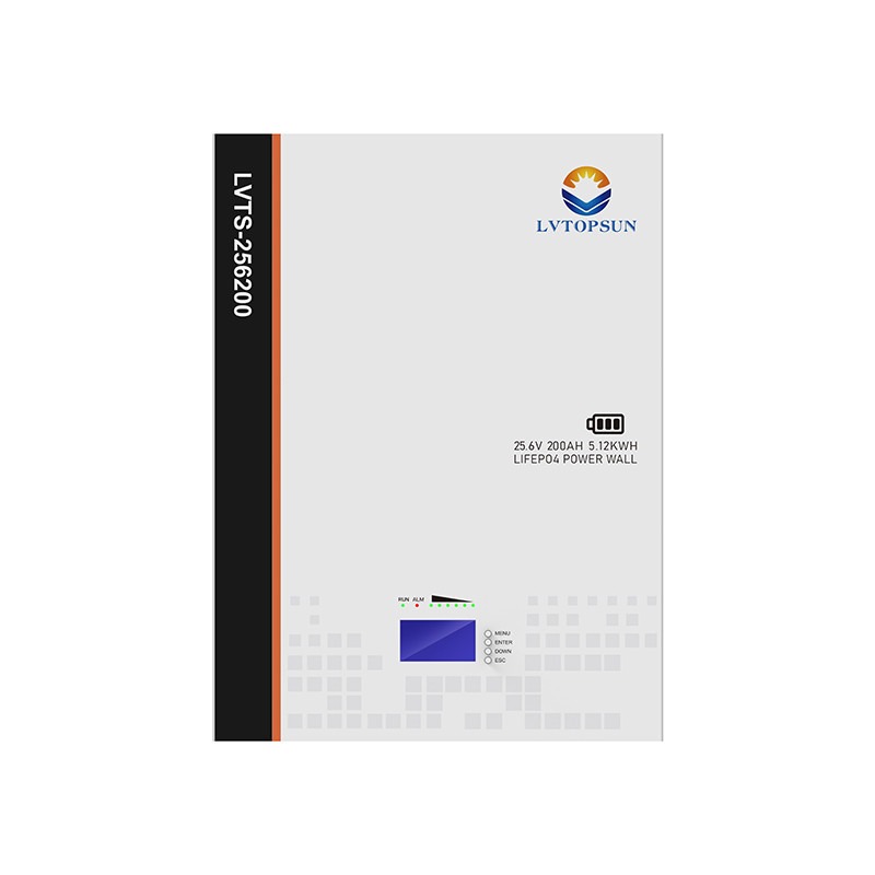 LVTOPSUN 25.6V 200Ah 5.12kWh Lithium Iron Phosphate Battery
